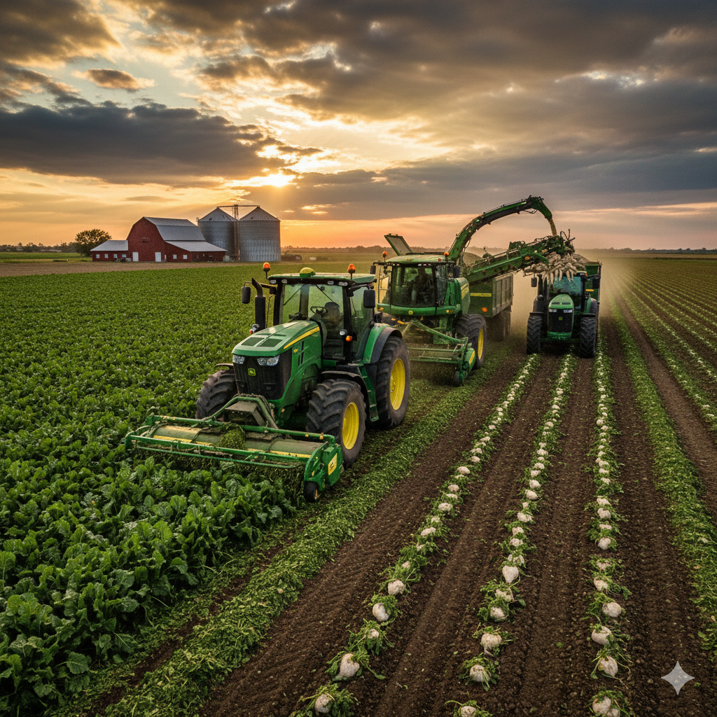 Harvesting Sugar Beets